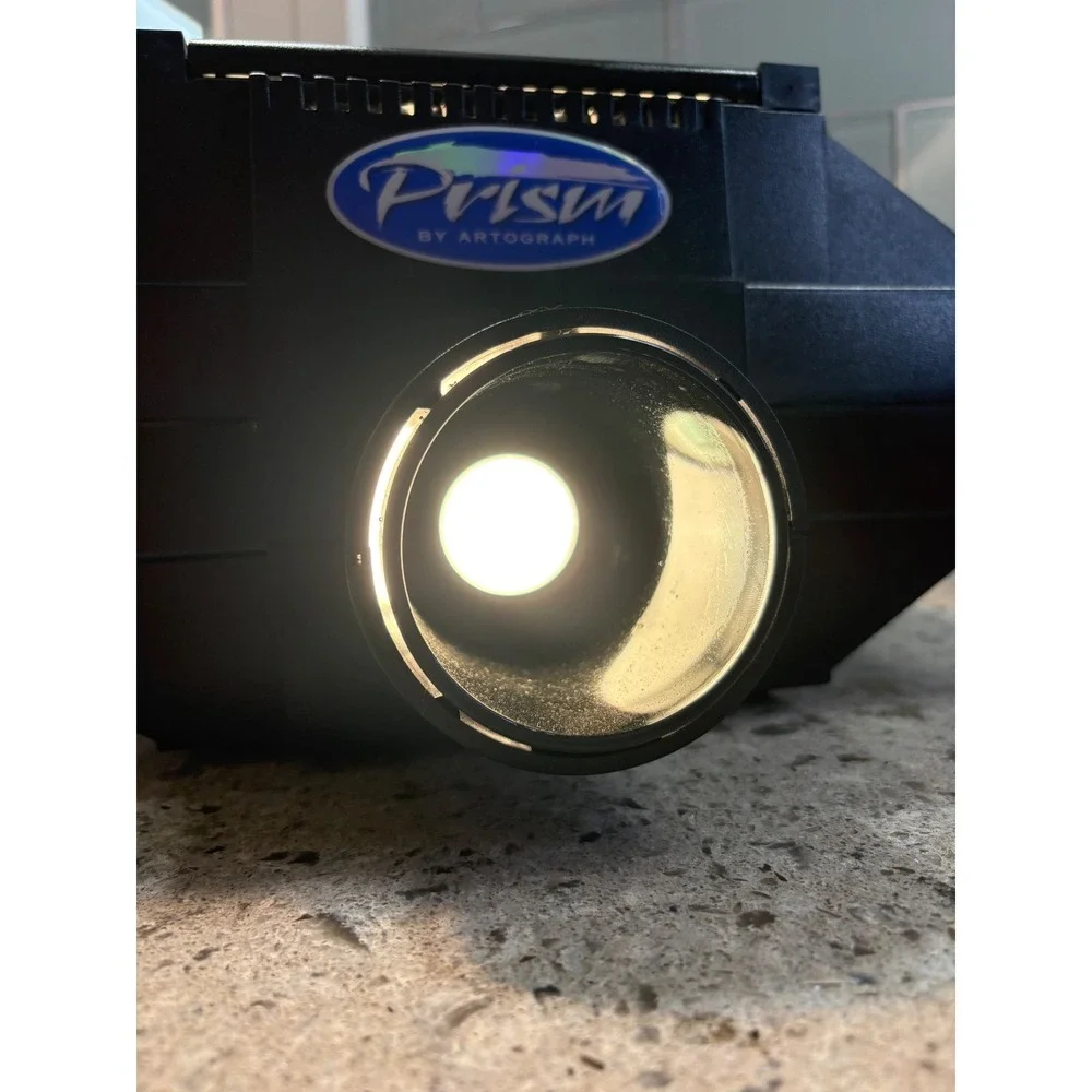 TESTED Prism Opaque Art Projector Black Tabletop Enlarger for Artists